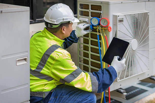 Professional Ductwork Repair technician working in Pease, MN